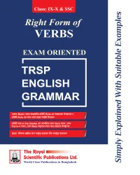 SSC Right Form of Verbs